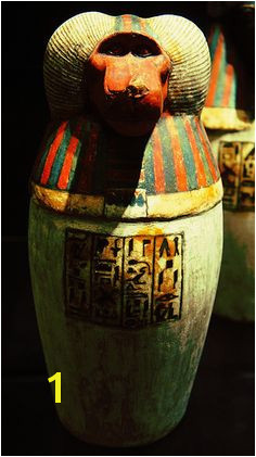 Hapi H¢pi Canopic Jar Egypt These jars were used to