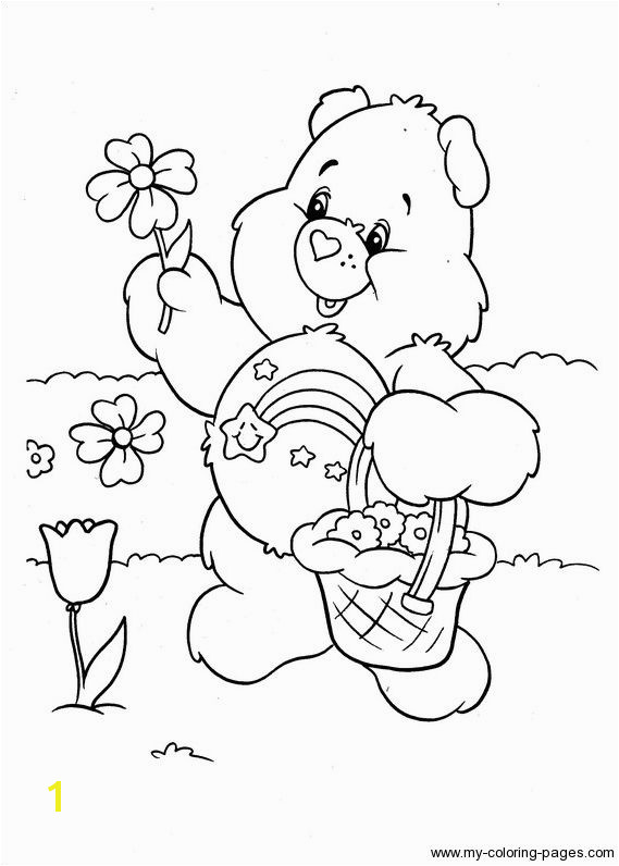 Care Bears Coloring 079 Printable Coloring Pages Bear Coloring Pages Disney Coloring Pages