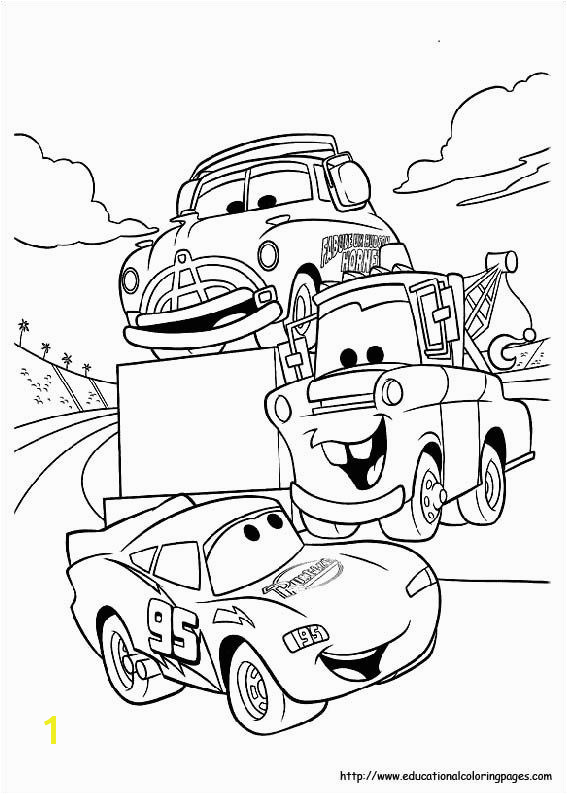 Cars Movie Coloring Pages Cars Drawing Coloring at Getdrawings