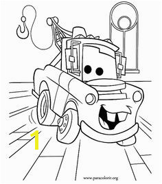 Cars Movie Tow Mater Cars Movie coloring page