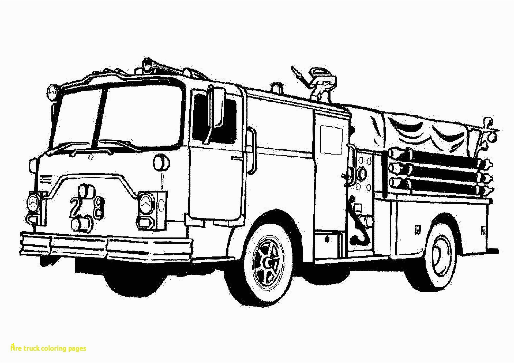 Cartoon Fire Truck Coloring Page Fire Safety Coloring Pages Inspirational Coloring Book and Pages