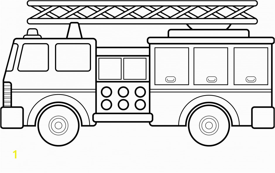 Fire Station Coloring Pages For Kids Free Printable Fire Truck