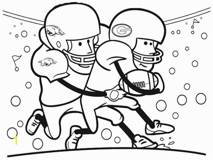 Cartoon Football Player Coloring Pages Cartoon Player Football Coloring Page Kids Coloring Pages