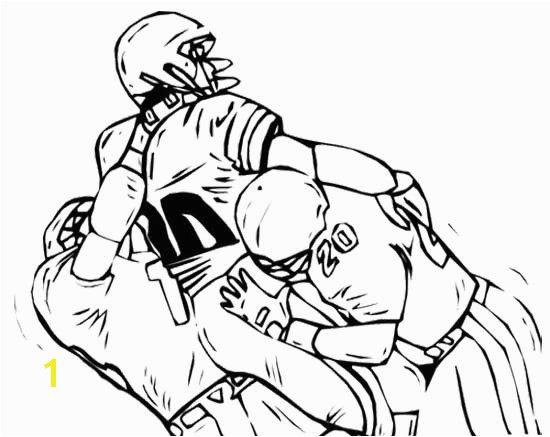 Football Player Coloring Pages