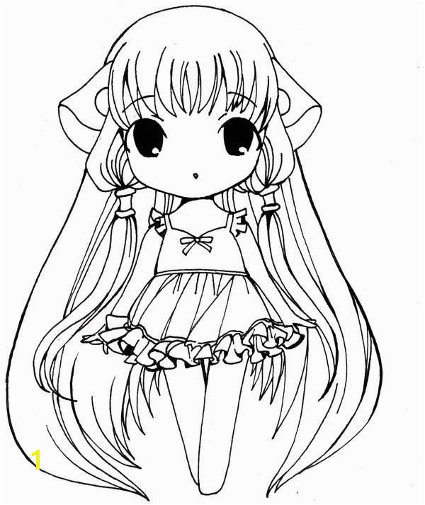 Anime Girl Coloring Page Chibi Printable Lovely Anime Chibi Boy Anime Cat Girl Coloring Pages