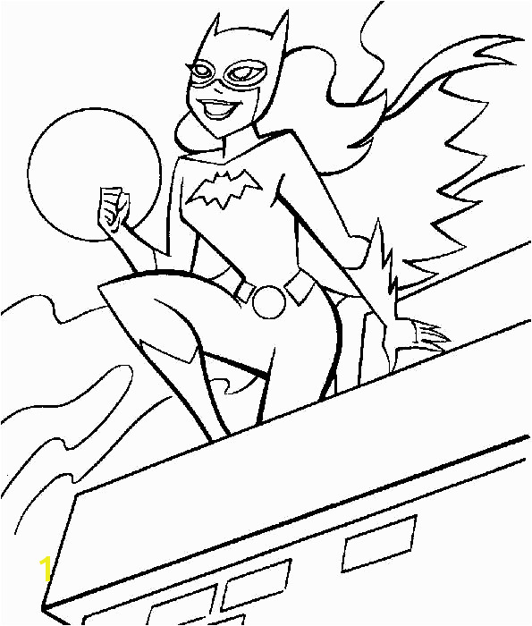 Coloring Page Catwoman 1