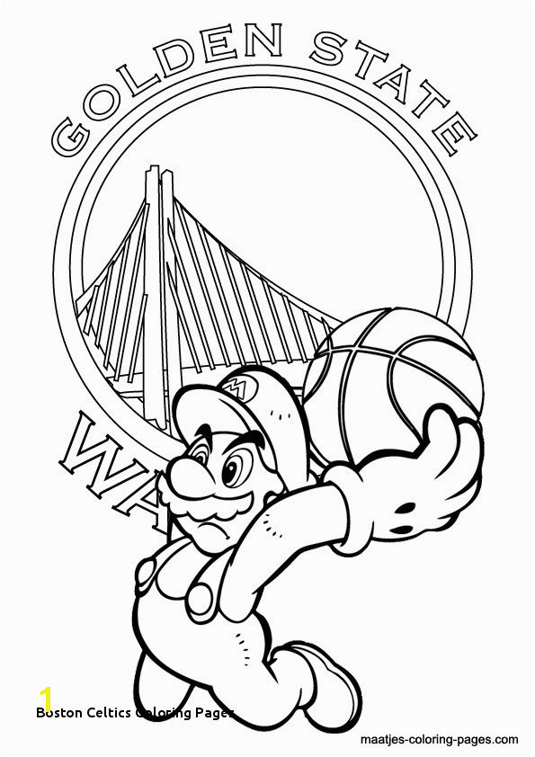 Celtics Basketball Coloring Pages Beautiful Free Coloring Pages