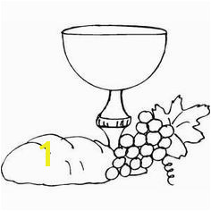 chalice and host Colouring Pages