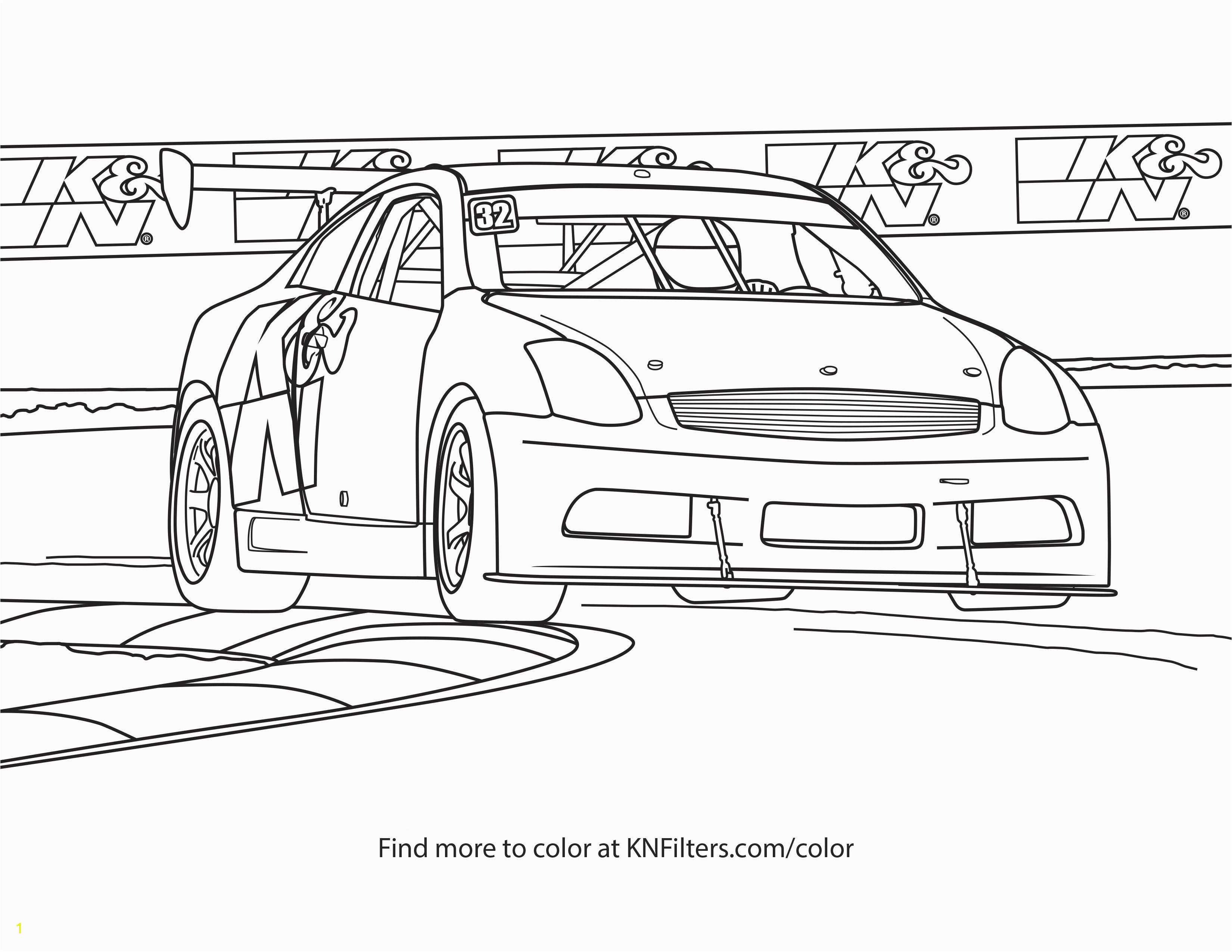 Infiniti G35 K&N Printable Coloring Page