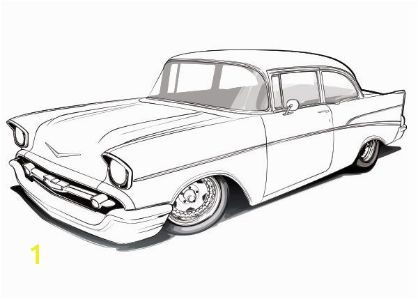 Chevy Nova Coloring Pages Five Seven Coloring Page Classic Chevy Pinterest