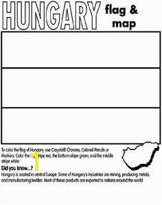 Hungary coloring page