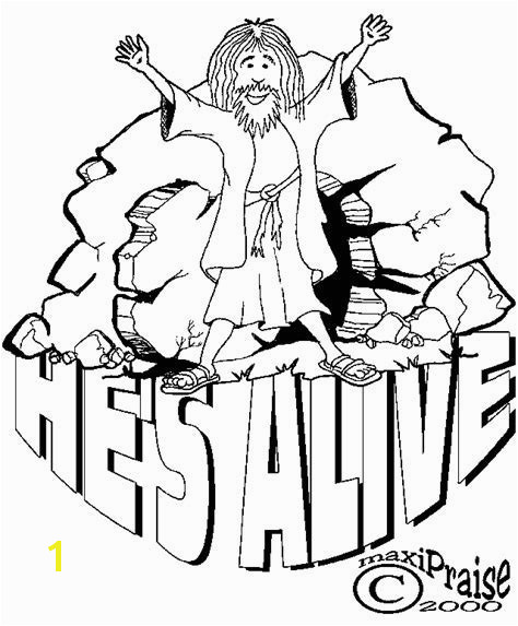 Perfect Religious Easter Coloring Pages 26