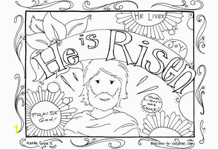 religious easter coloring pages to and print for free