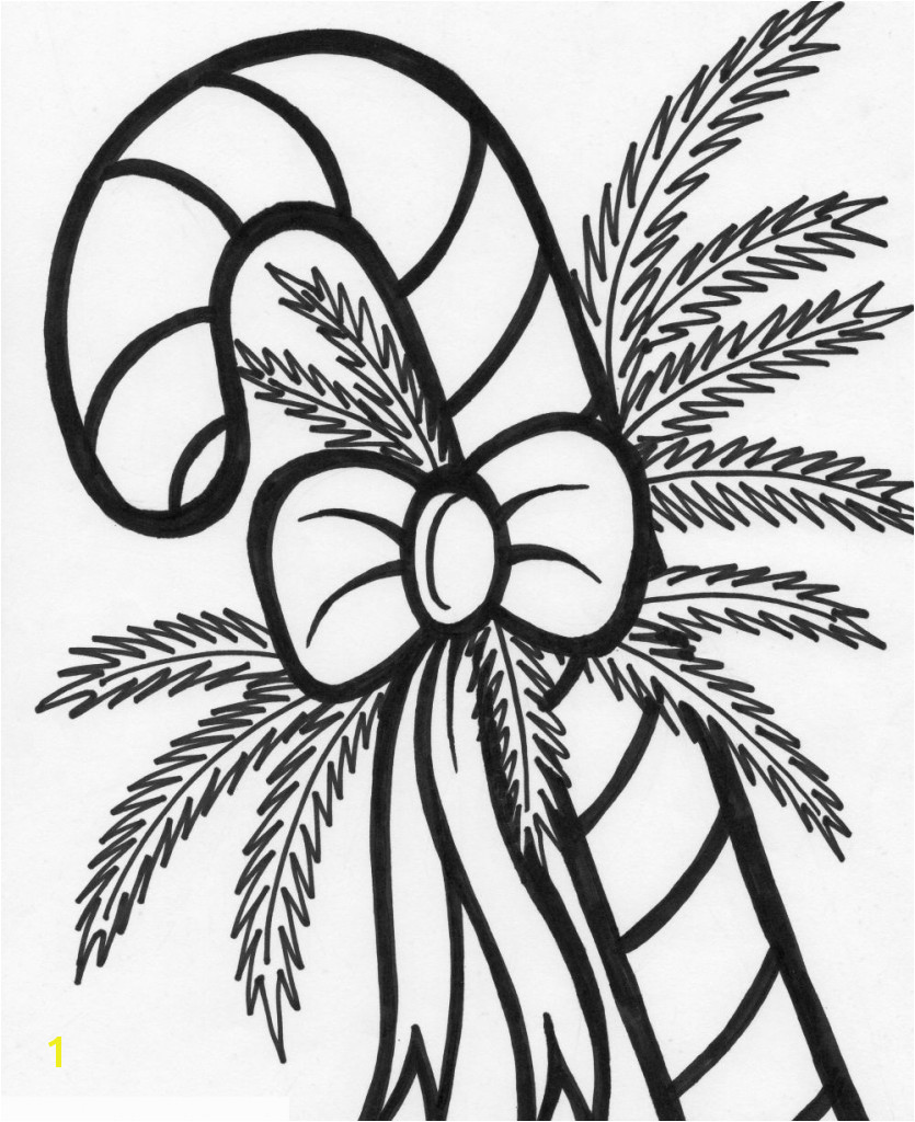 christmas colouring pages of candy canes with cane coloring page free printable throughout gamz me
