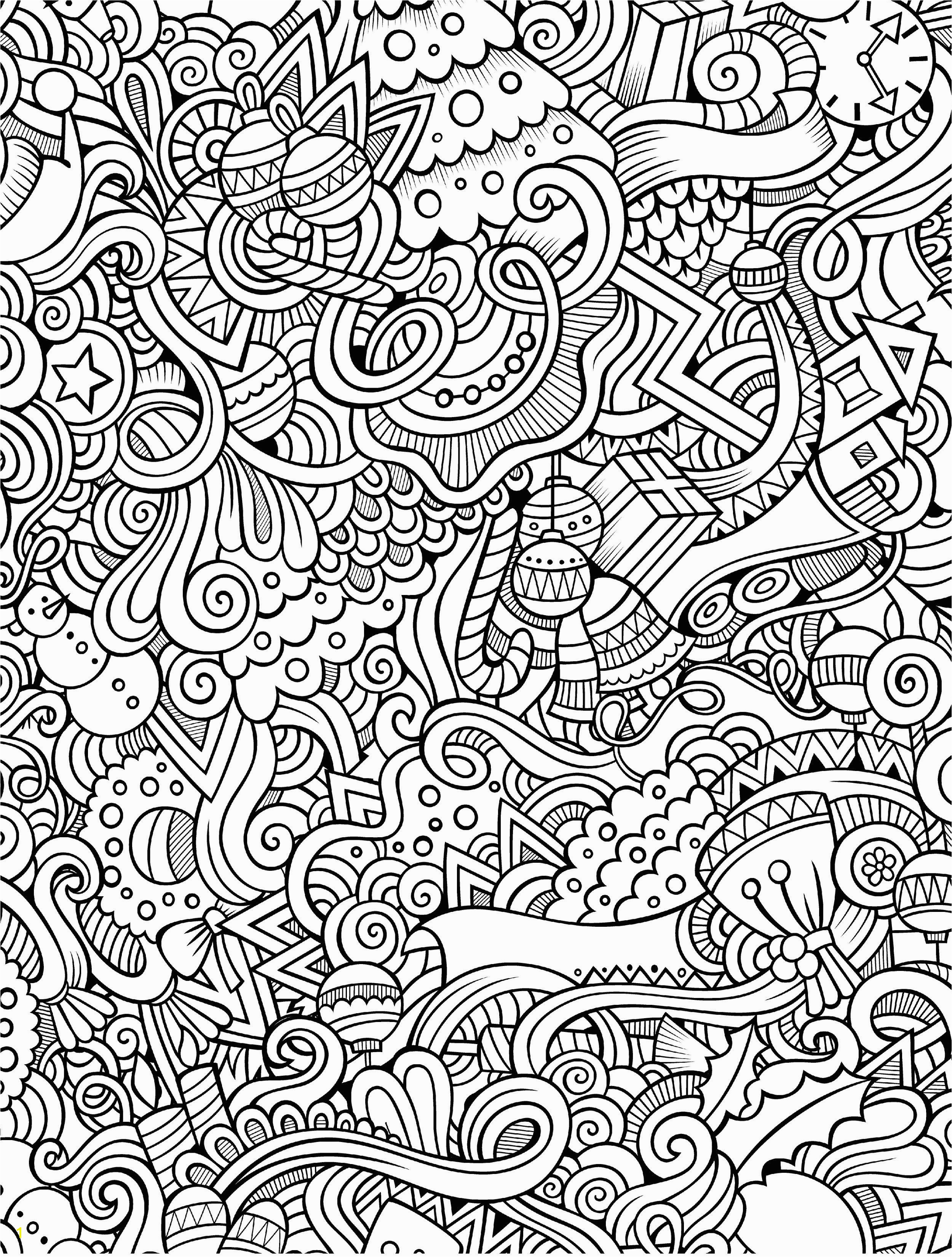 10 Free Printable Holiday Adult Coloring Pages