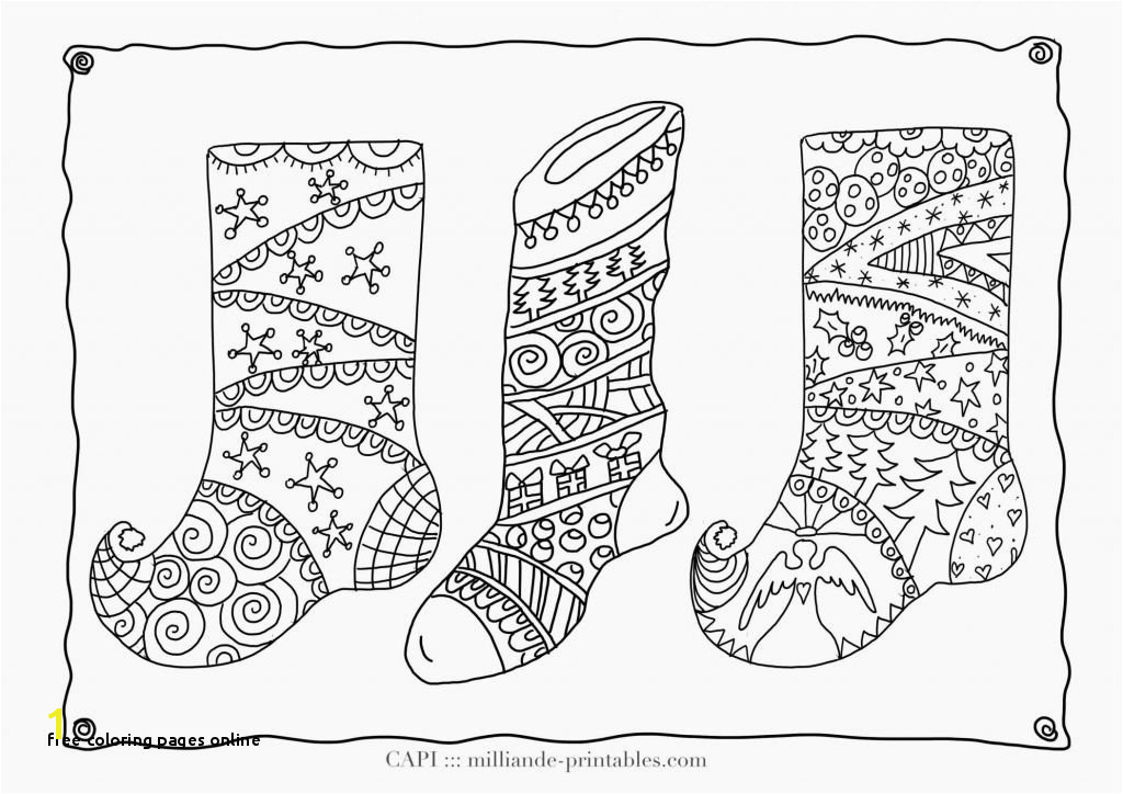 Free Coloring Pages line Free Line Christmas Coloring Pages to Print Coloring Line 0d