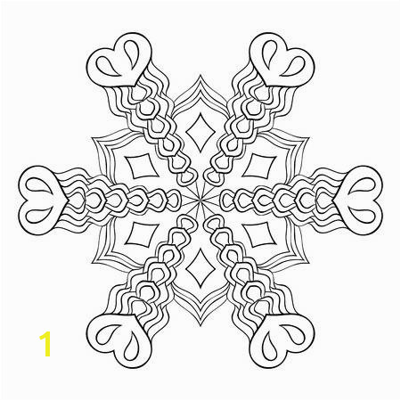 Vector Zentangle elegant snow flake mandala for adult coloring pages Vector ornamental winter illustration for decoration Christmas greeting cards