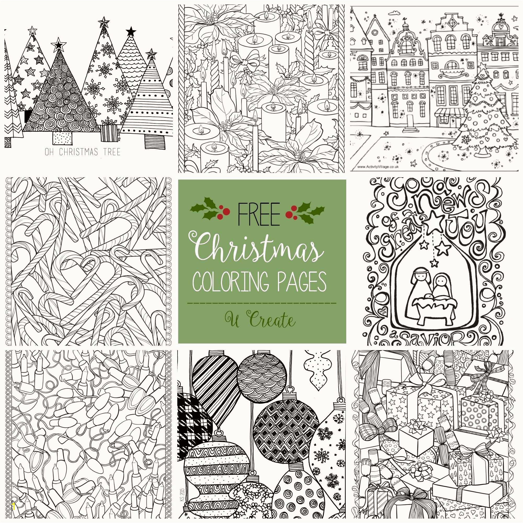 Christmas Tree Coloring Pages Free Christmas Coloring Unique Free Printable Christmas Coloring