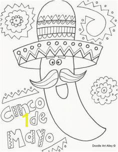 Cinco De Mayo Pinata Coloring Pages 306 Best Kids Cinco De Mayo Images