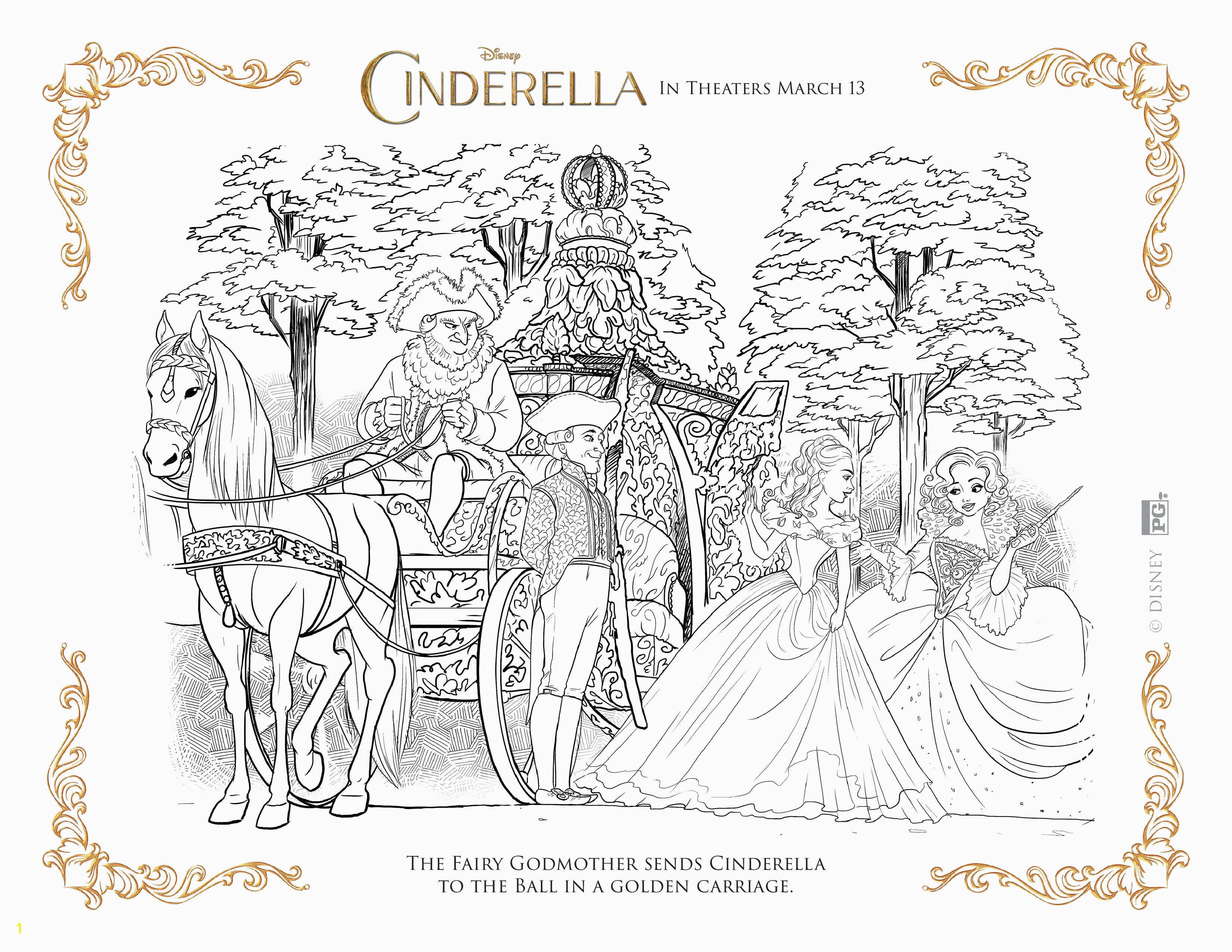 Cinderella Carriage Color Page Coloring Page Pedia Princess Carriage Coloring Pages