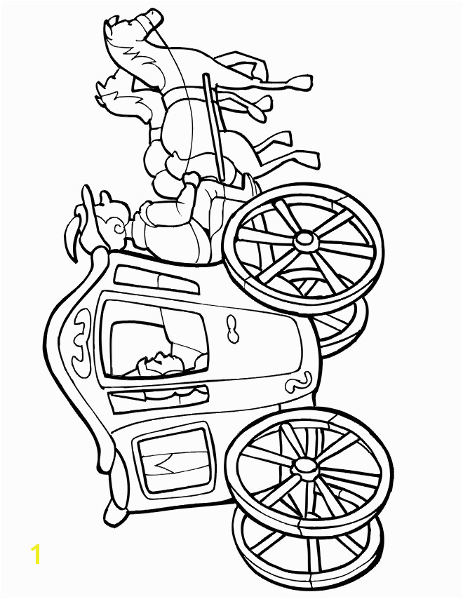 Cinderella Carriage Coloring Page Princess Coloring Pages Princess Carriage to Color