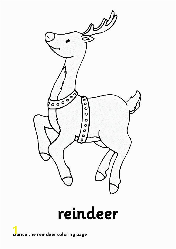 14 Luxury Clarice the Reindeer Coloring Page