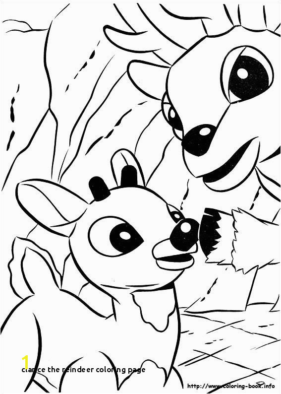 Clarice the Reindeer Coloring Page Rudolph the Red Nosed Reindeer Coloring Picture