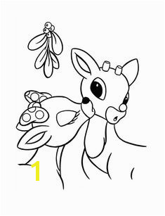 Clarice the Reindeer Coloring Page 795 Best Holiday Coloring Pages Images On Pinterest In 2018