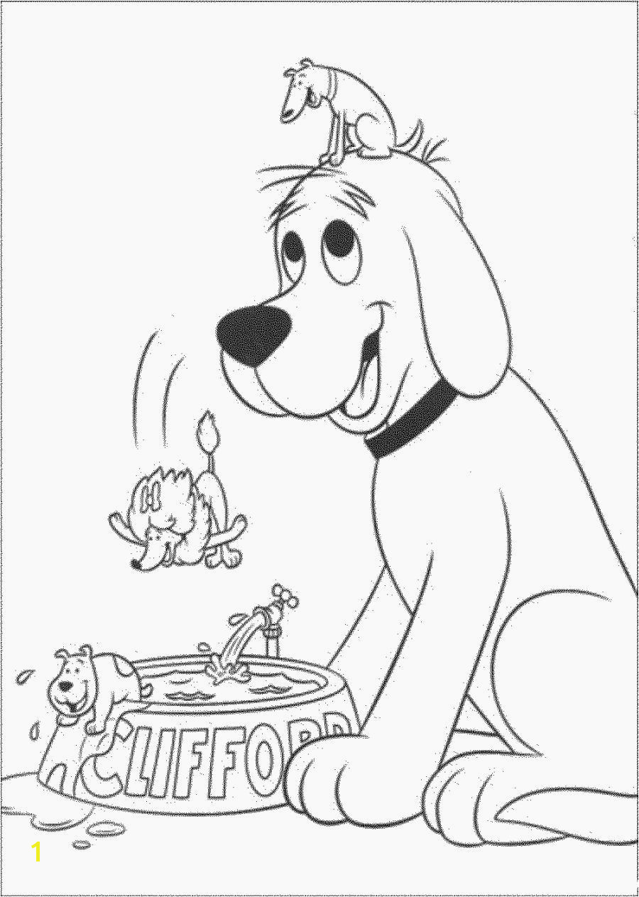 Clifford The Big Red Dog Coloring Pages