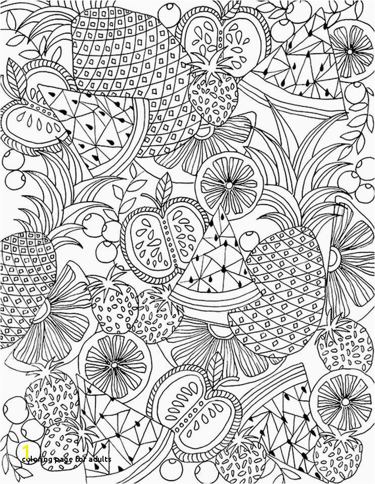 Coloring Page for Adults Adult Coloring Pages Patterns Best Page Coloring 0d Detailed