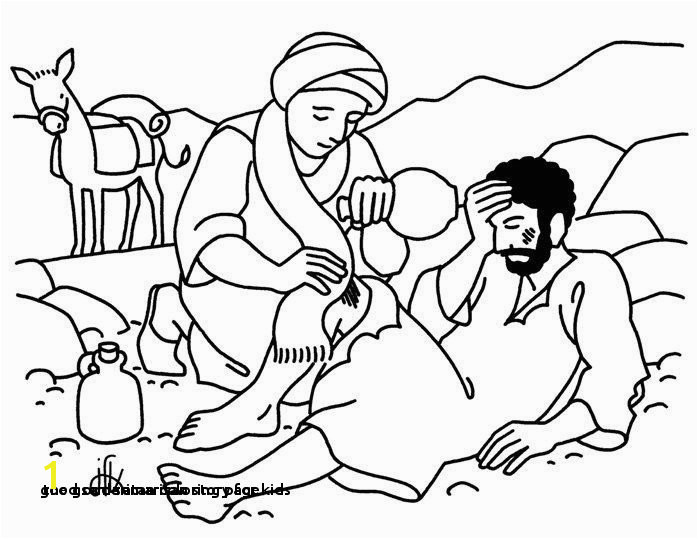 the Good Samaritan Story for Kids 24 Good Samaritan Coloring Page