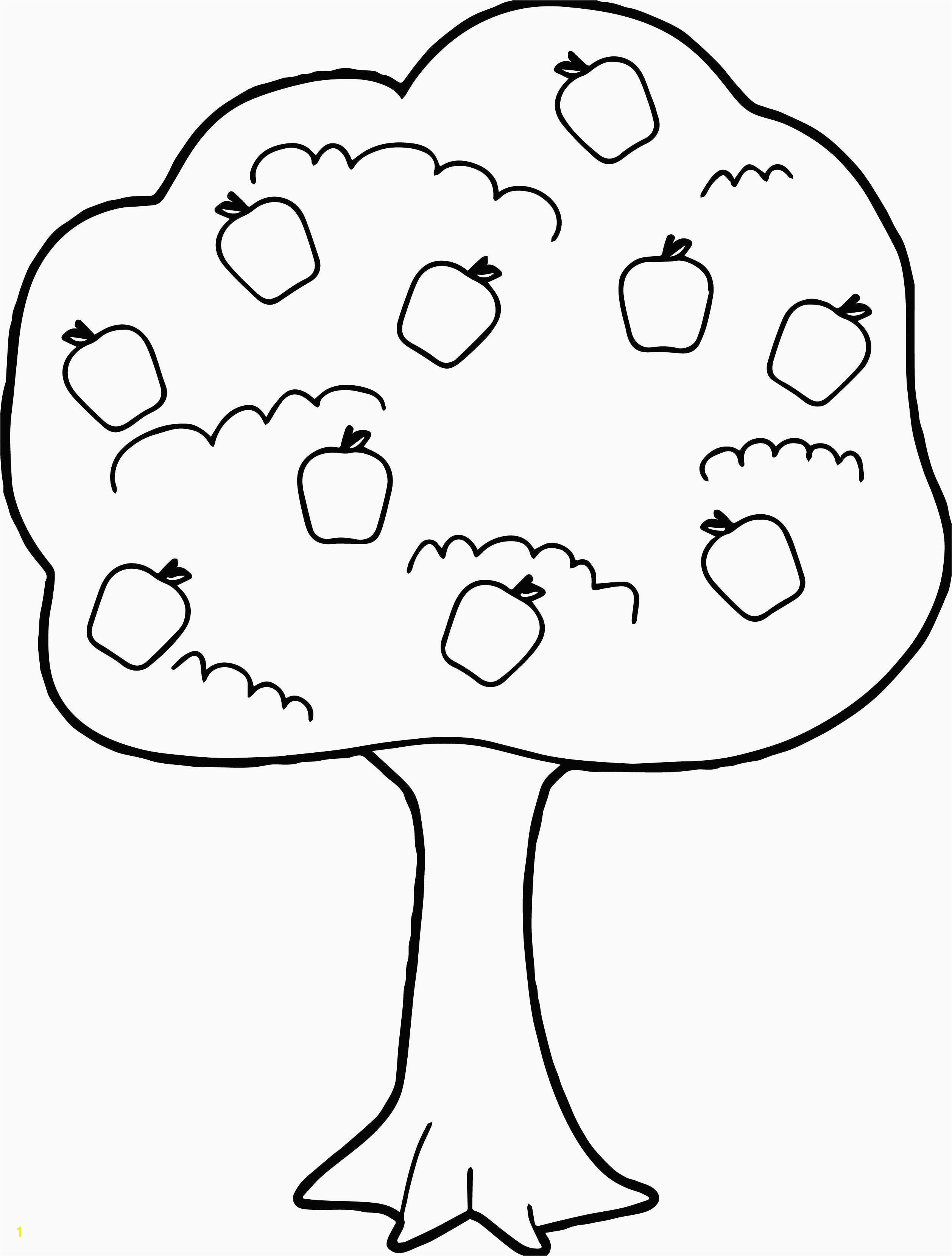 Preschool Coloring Pages Apple Tree Inspirational Printable Coloring Pages For Kids Luxury Printable Coloring 0d