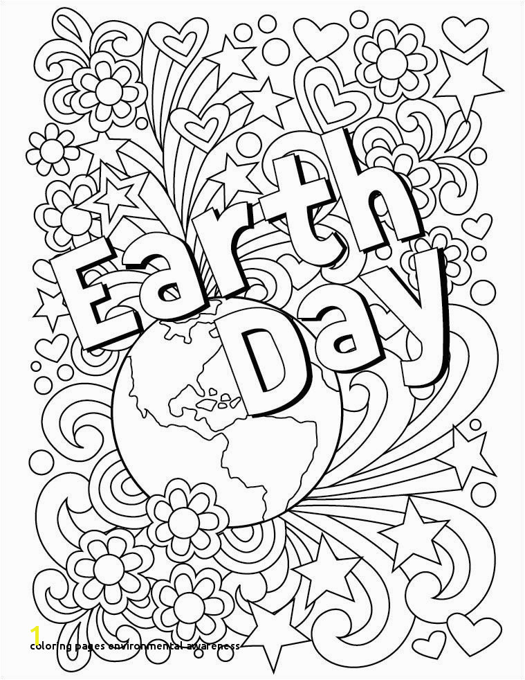 Coloring Pages Environmental Awareness Lovely Earth Day Coloring