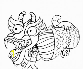 Chinese New Year Colouring Page 1