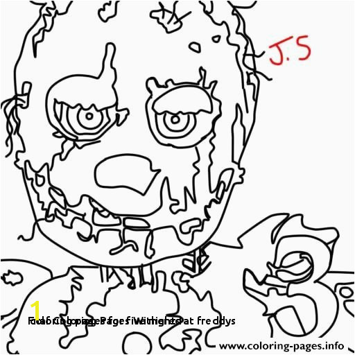 Coloring Pages for Five Nights at Freddys Fnaf Coloring Pages withered Beautiful Fnaf withered Chica Coloring