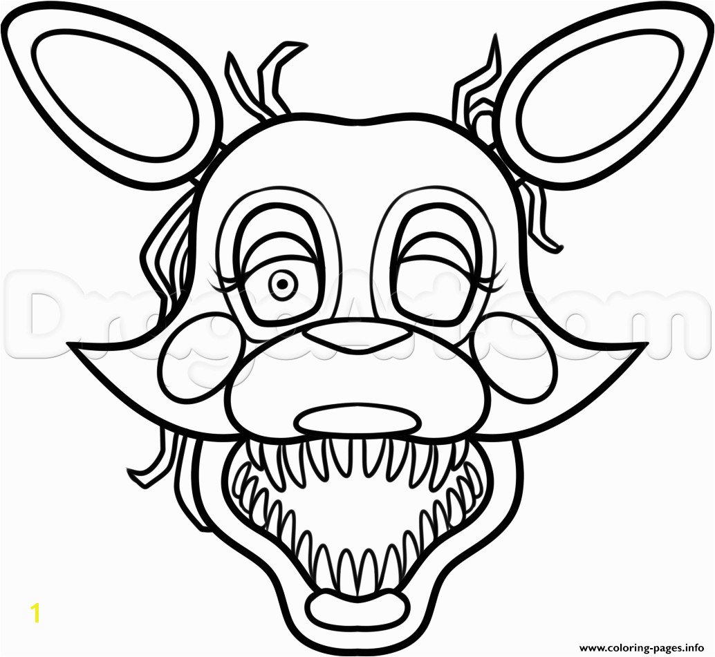 mangle from five nights at freddys 2 fnaf coloring pages printablemangle from five nights at freddys