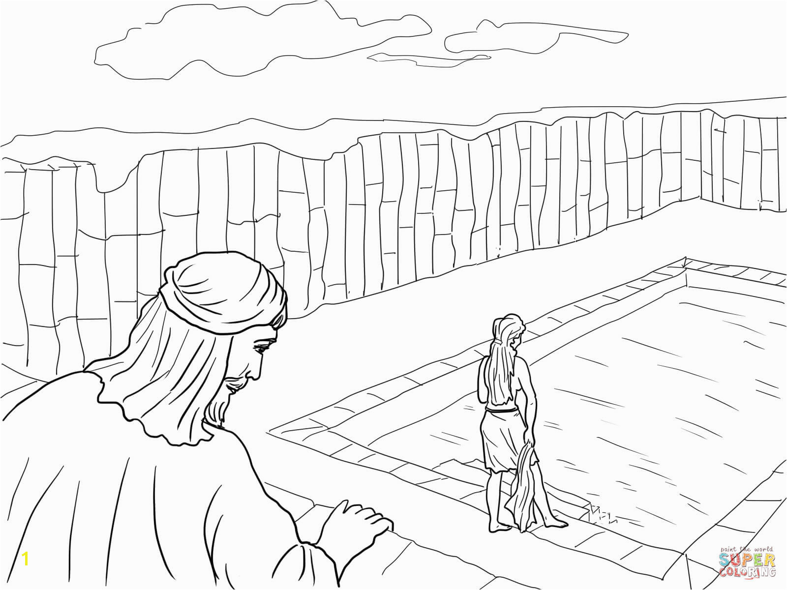 Coloring Pages for Ipad Pro Strange King David and Nathan Coloring Page Coloring Pages