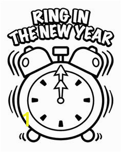 Ring In The New Year Eve Coloring Page New Year Coloring Pages Free Coloring Pages