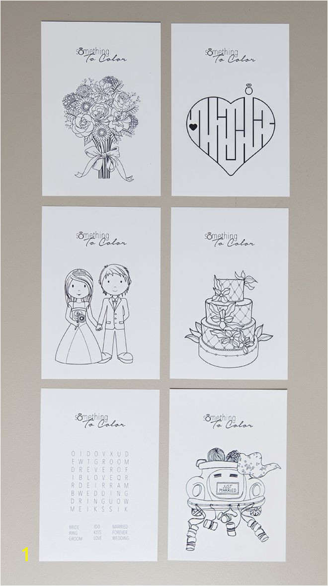 Print these free coloring pages for the kids at your wedding DIY Wedding Ideas Pinterest