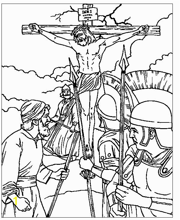 Jesus the Cross Coloring Pages Fresh Crucifixion Coloring Pages Eskayalitim 14 New Jesus