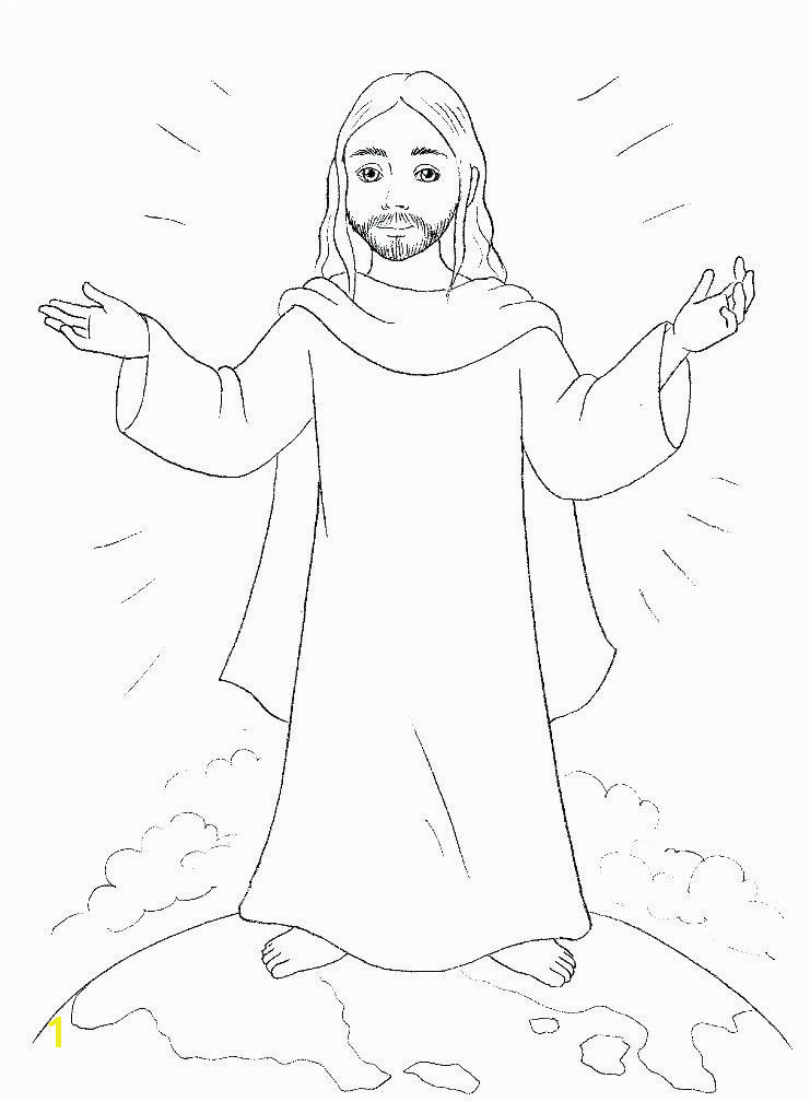 Jesus the Cross Coloring Pages Unique Jesus Resurrection Coloring Page Luxury Cartoon Od Jesus Disciples
