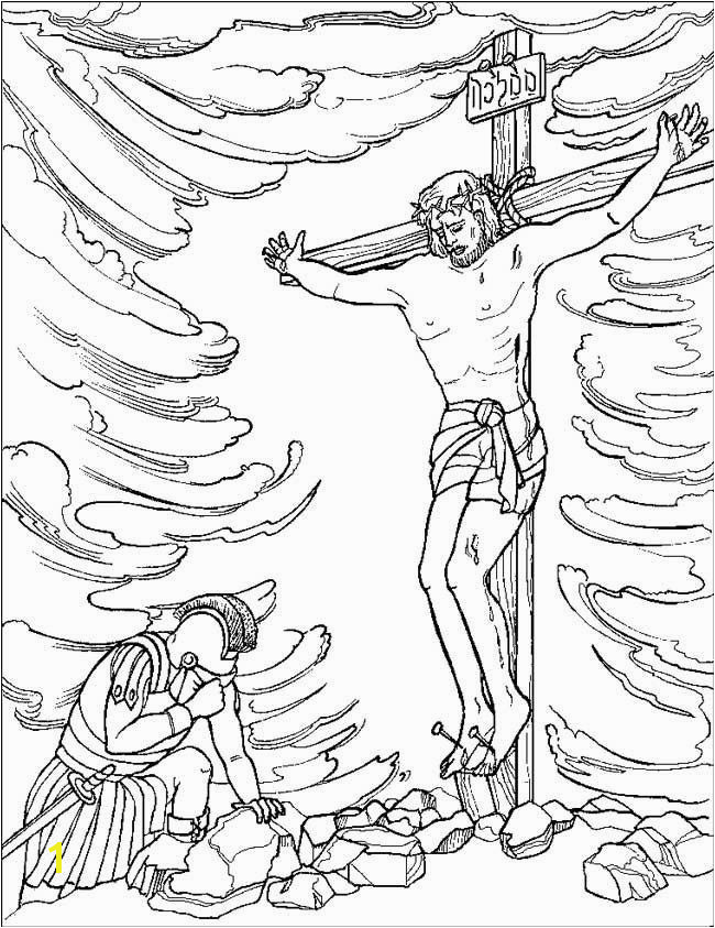 Best Jesus Death the Cross Coloring Page for Kids for Adults In