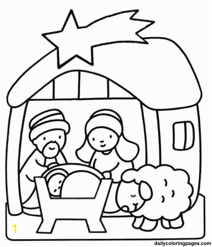 nativity scene bible coloring sheets 05