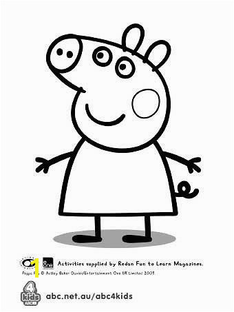 peppa pig template for birthday cake Peppa Pig Coloring Pages Coloring Books Peppa Pig