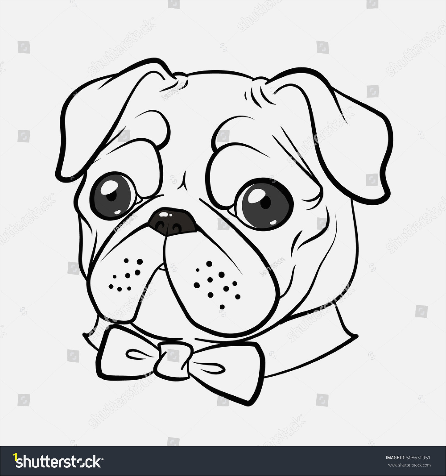Pug Coloring Pages Printable 15 New Cute Pug Coloring Pages Collection