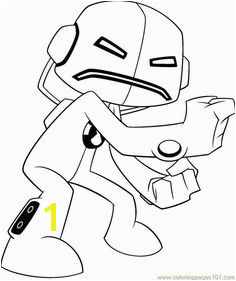 coloring pages of ben 10 ultimate alien