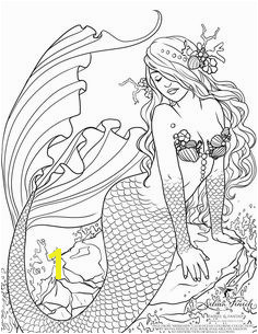 Coloring Pages Of Fairies and Mermaids 407 Best Mermaids to Color Images On Pinterest In 2018
