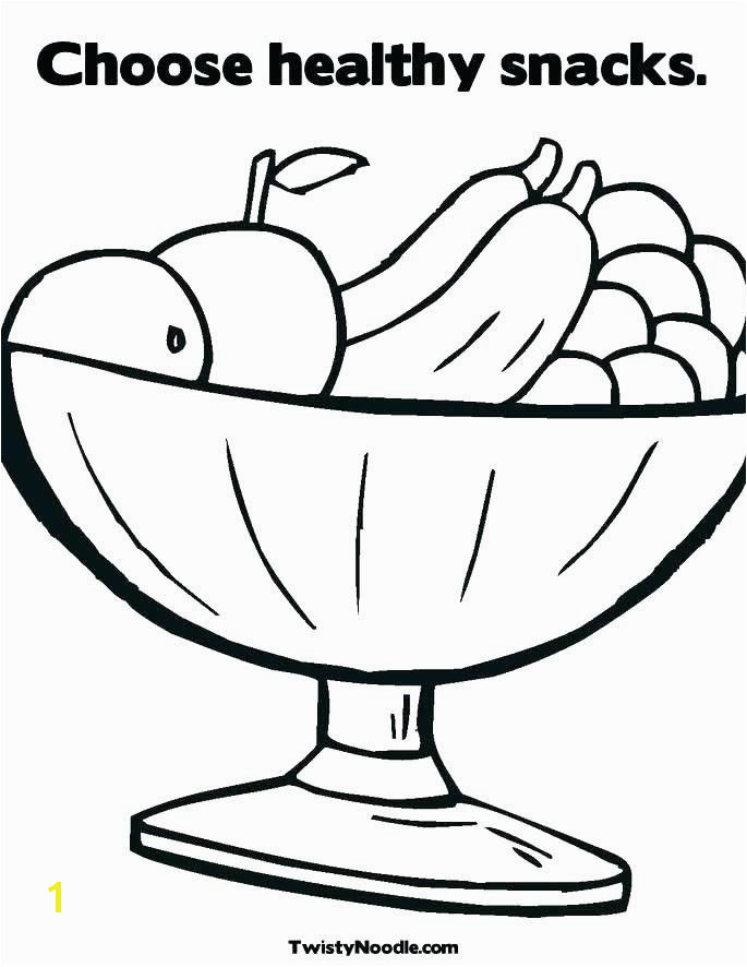 Healthy Food Coloring Pages New Healthy Food Coloring Pages New Fast Food Coloring Pages Coloring