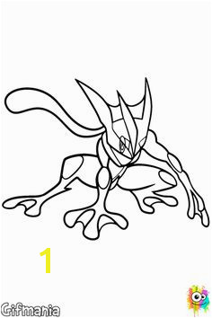 The Pokemon coloring pages called Greninja to coloring This peculiar Pokemon of the sixth generation is Greninja This Pokémon is a water sinister type and