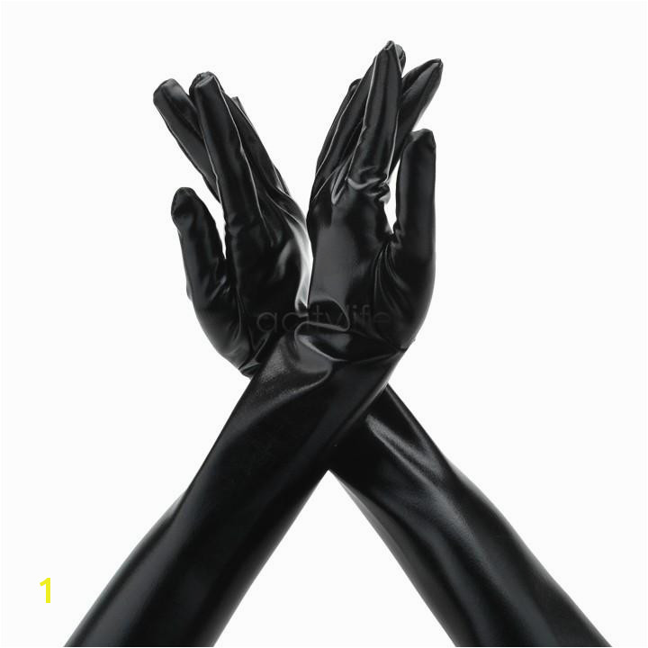 2019 Lady Gloves Mittens y Patent Long Leather Gloves y Fitting Women S Gloves For Evening Party Wedding Dress Sv18 Sv From Daiki